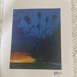 Blue and Orange Art Print by mark.